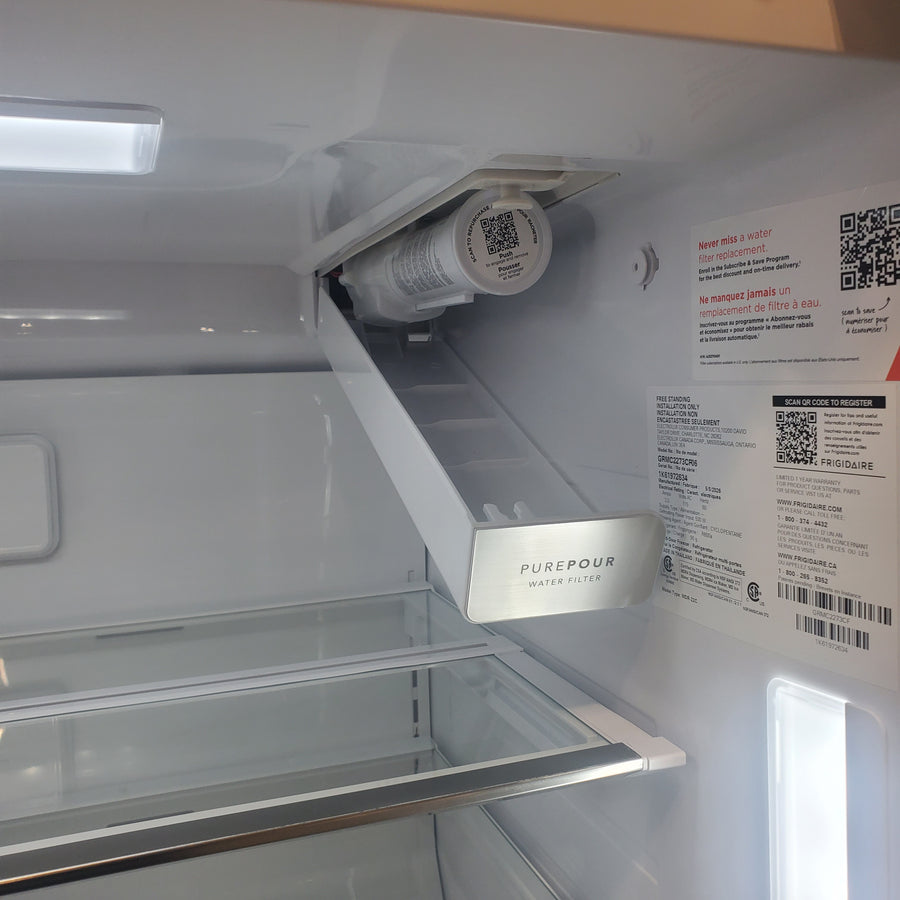Frigidaire Gallery 22 Cu. Ft. 4-Door Counter-depth French Door Refrigerator with Ice Maker (Fingerprint Resistant Stainless Steel) ENERGY STAR GRMC2273CF - Open Box