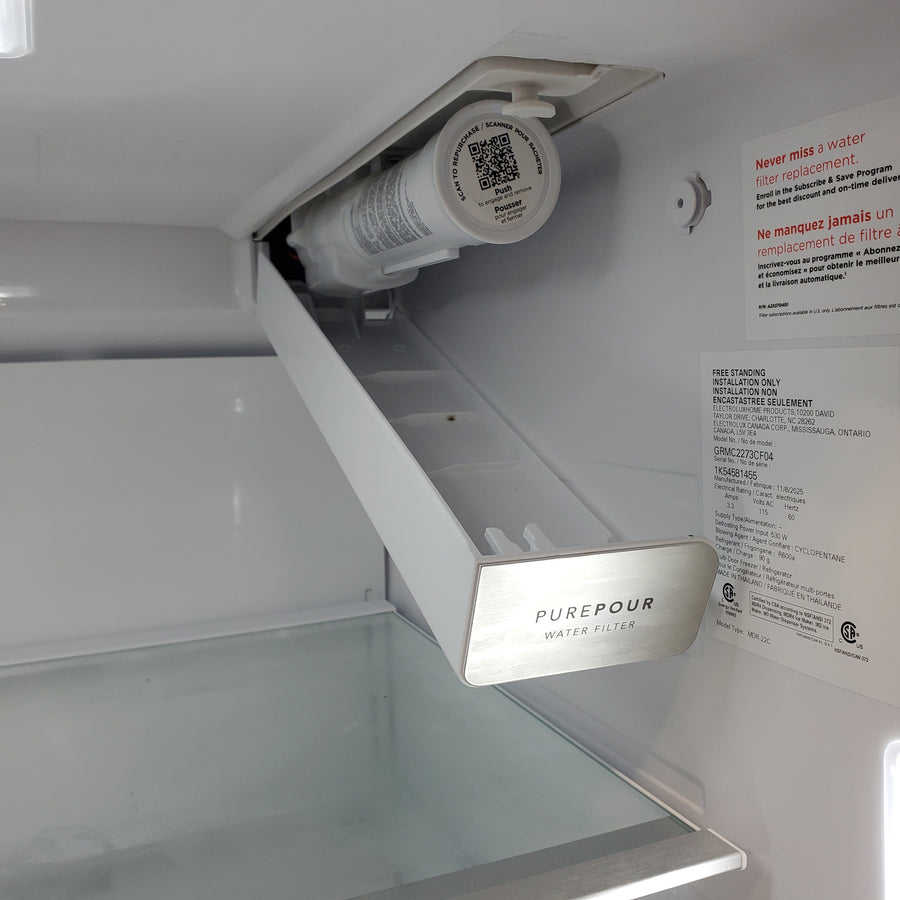 Frigidaire Gallery 22 Cu. Ft. 4-Door Counter-depth French Door Refrigerator with Ice Maker (Fingerprint Resistant Stainless Steel) ENERGY STAR GRMC2273CF - Scratch & Dent (Moderate)