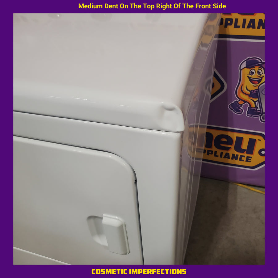 Maytag 4.5 cu. ft. Capacity Top Load Washer with Power™ Agitator and Deep Fill MVW4505MW - Scratch & Dent (Minor) and Maytag 7.0 cu. ft. Capacity Top Load Electric Wrinkle Prevent Dryer MED4500MW - Scratch & Dent (Moderate)