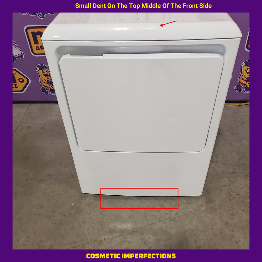GE® 4.5 cu. ft. Capacity Washer with Stainless Steel Basket in White GTW465ASNWW - Certified Refurbished and GE White Electric 7.2 Cu. Ft. Dryer with Aluminized Alloy Drum GTD42EASJWW - Certified Refurbished