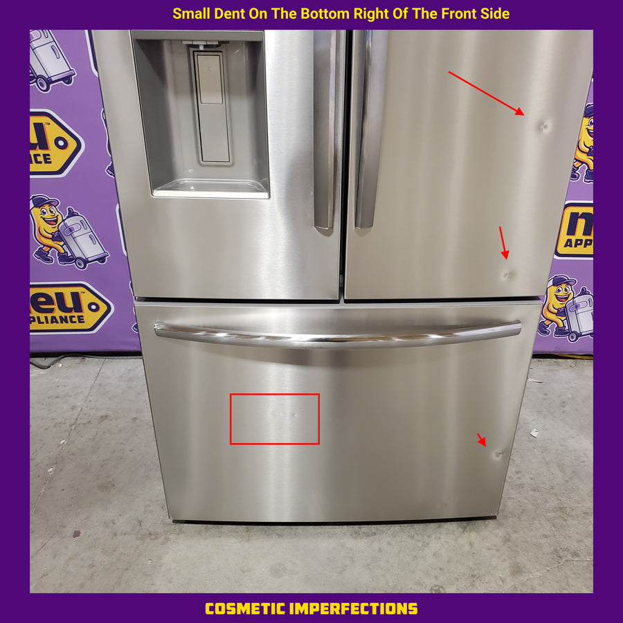 Frigidaire Gallery 28 Cu. Ft. Standard-Depth French Door Refrigerator in Stainless Steel GRFS2853AF - Scratch & Dent (Moderate)