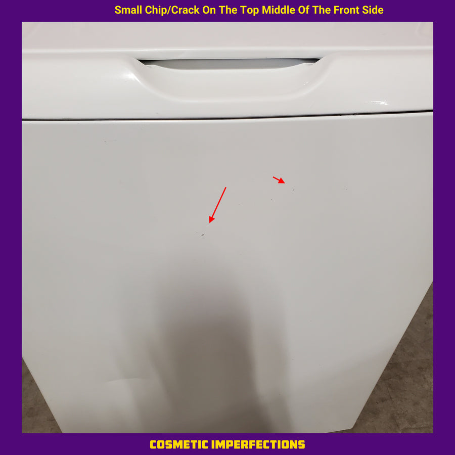 GE White Top Load 4.2 Cu. Ft. Washer with Stainless Steel Basket and Dual Action Agitator GTW460ASJWW - Certified Refurbished