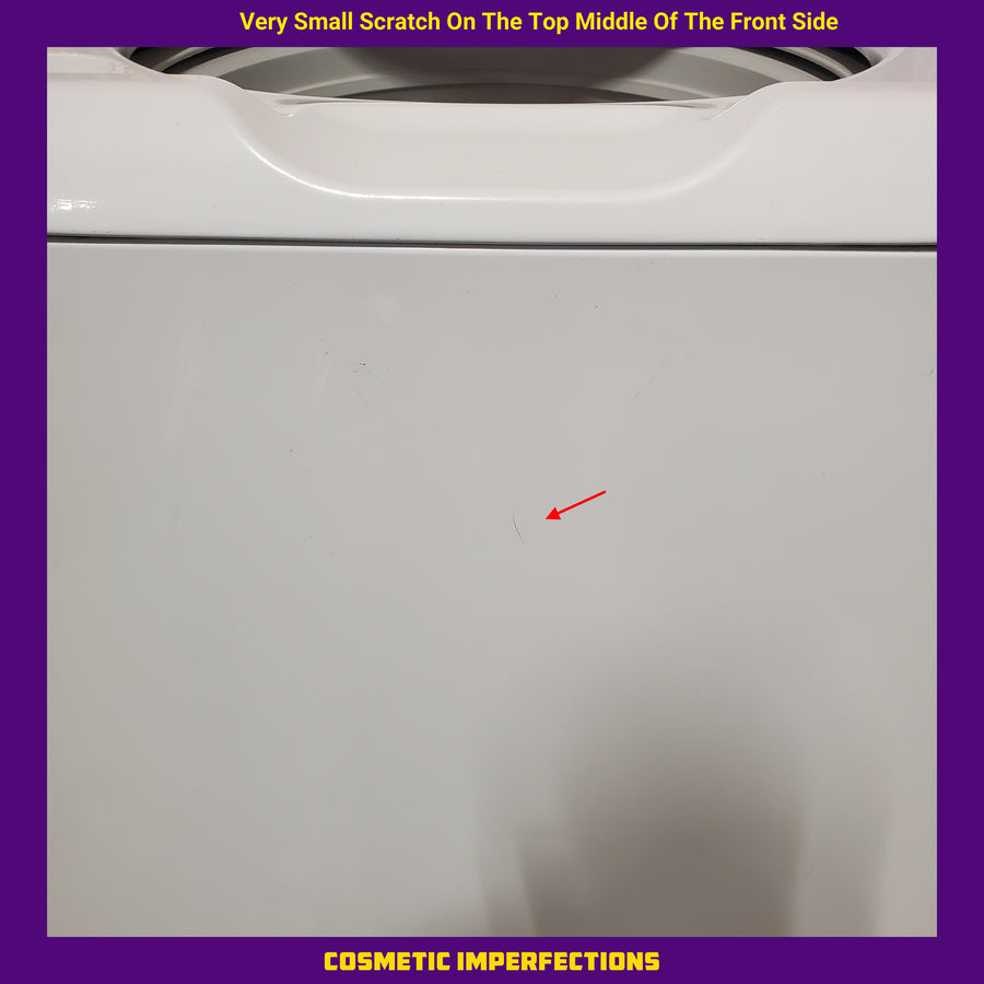 GE White Top Load 4.2 Cu. Ft. Washer with Stainless Steel Basket and Dual Action Agitator GTW460ASJWW - Certified Refurbished