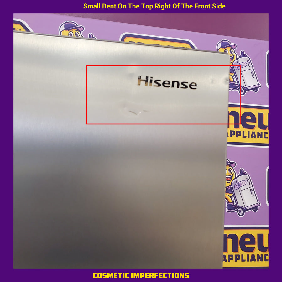 Hisense 29.1 cu. ft. Standard Depth Side by Side Refrigerator Stainless Steel HRS290P5FSE - Scratch & Dent (Moderate)