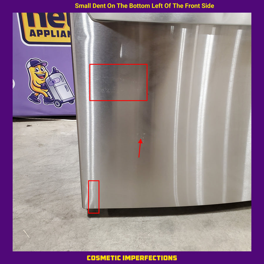 LG 28 cu. ft. 3 Door French Door, Ice and Water with Single Ice Maker in Printproof Stainless Steel LRFS28XBS - Scratch & Dent (Moderate)