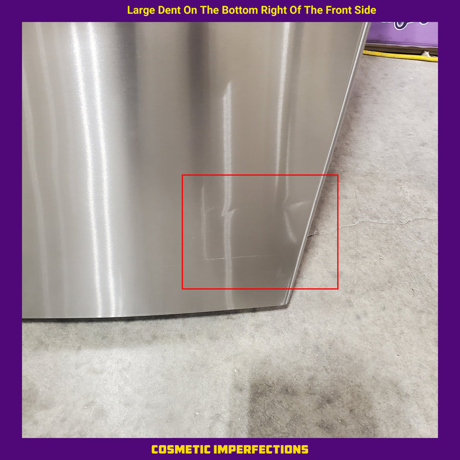 LG 22 cu. ft. 30-inch Wide French Door Refrigerator in Stainless Steel LFCS22520S - Scratch & Dent (Moderate)