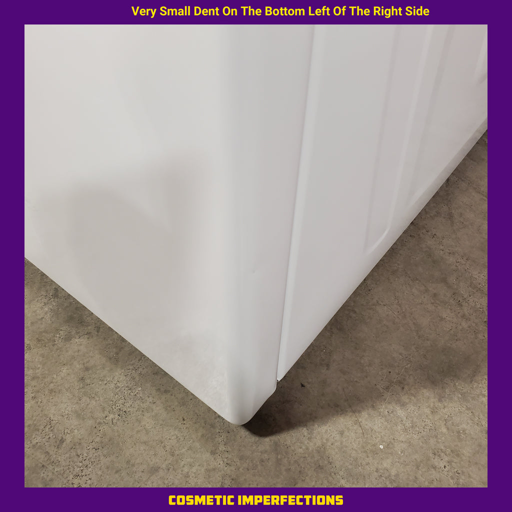 Whirlpool White Electric Extra Large 7.0 Cu. Ft. Dryer with Wrinkle Shield 22121517 - WED4815EW - Scratch & Dent (Minor)