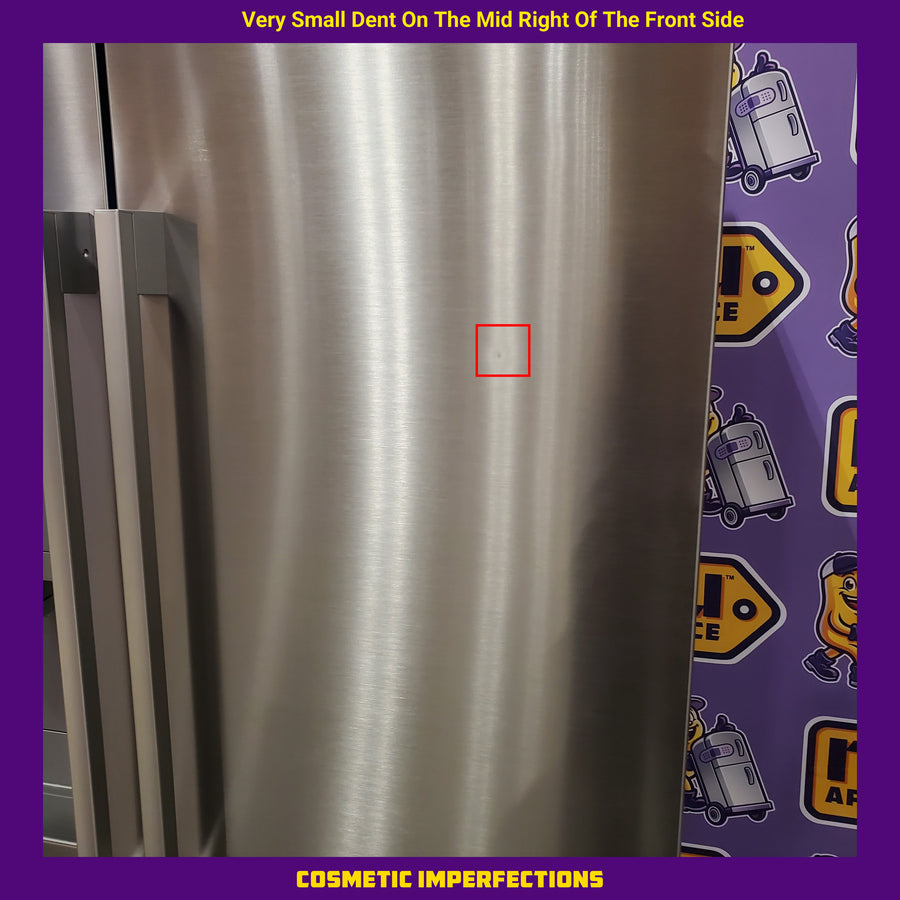 LG 27 cu. ft. Smart Side-by-Side Refrigerator with Smooth Touch Ice & Water Dispenser LL27T3530S - Scratch & Dent (Minor)