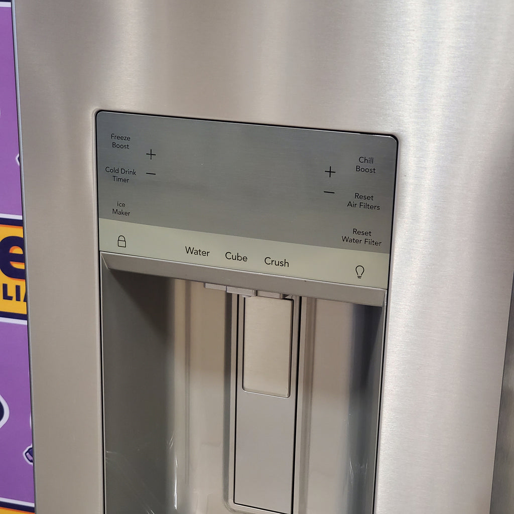 Pictures of Frigidaire 27.8-cu ft ENERGY STAR French Door Refrigerator with Dual Ice Maker in Fingerprint Resistant Stainless Steel 3SD1059 - GRFS2853AF - Scratch & Dent (Moderate) - Neu Appliance Outlet - Discount Appliance Outlet in Austin, Tx
