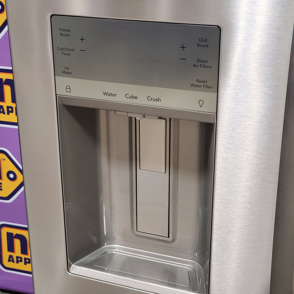 Frigidaire 27.8-cu ft ENERGY STAR French Door Refrigerator with Dual Ice Maker in Fingerprint Resistant Stainless Steel 20SD094 - GRFS2853AF - Scratch & Dent (Major)