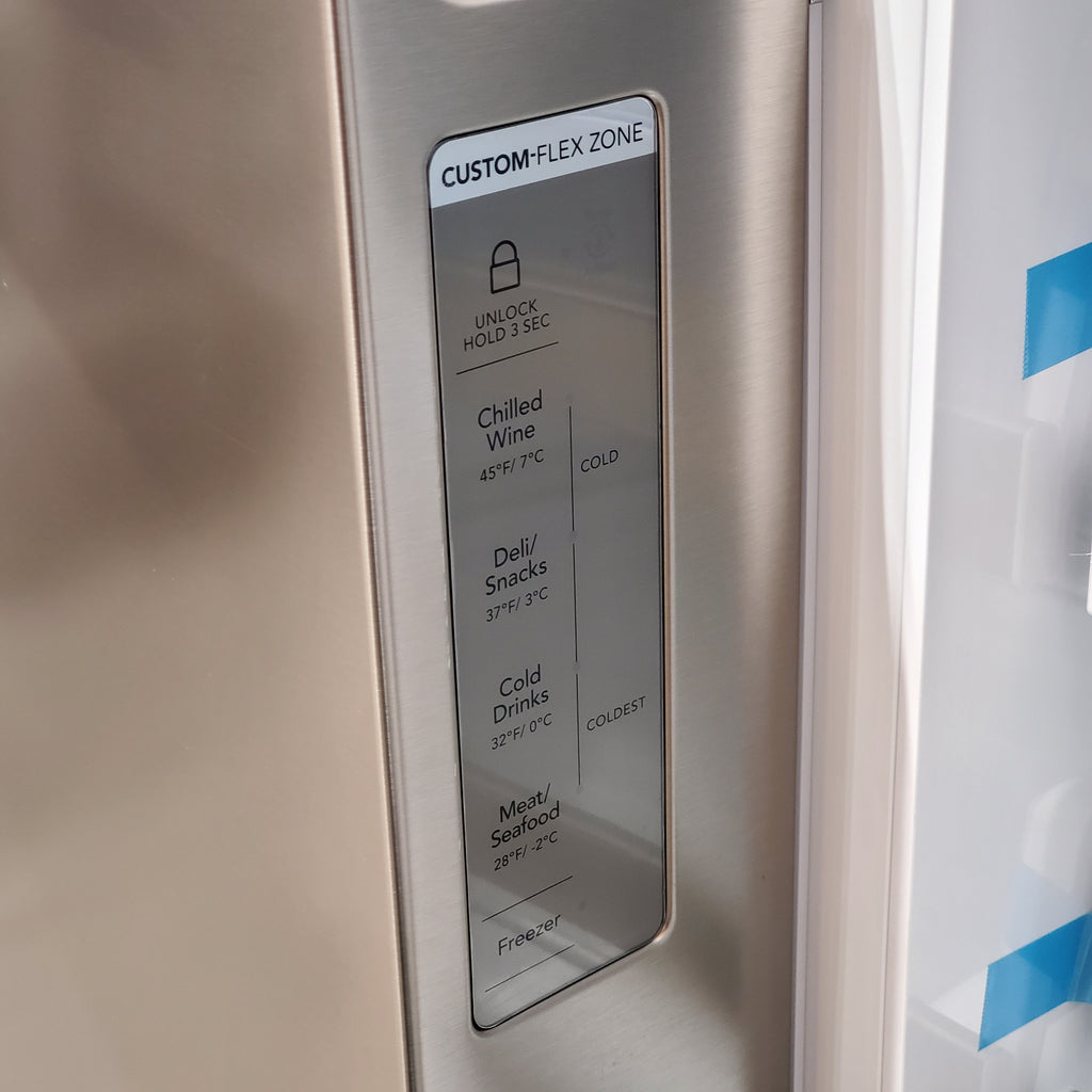 Frigidaire Gallery 22 Cu. Ft. Counter-Depth 4-Door Energy Star Certified Refrigerator in Smudge-Proof Stainless Steel 3SD1003 - GRQC2255BF - Scratch & Dent (Minor)