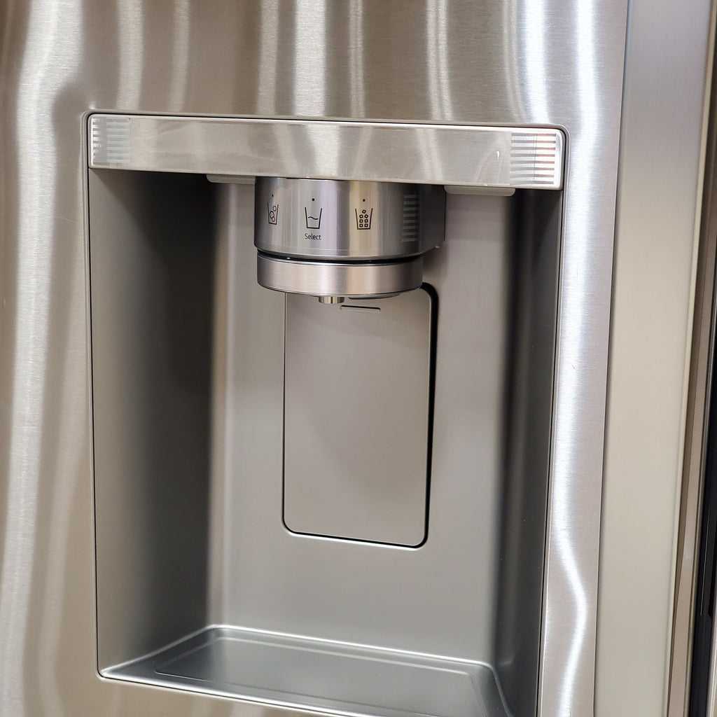 LG 29 cu. ft. Smart Standard-Depth MAX™ 4-Door French Door Refrigerator with Full-Convert Drawer™ in Print Proof Stainless Steel 22SD033 - LF29H8330S - Open Box