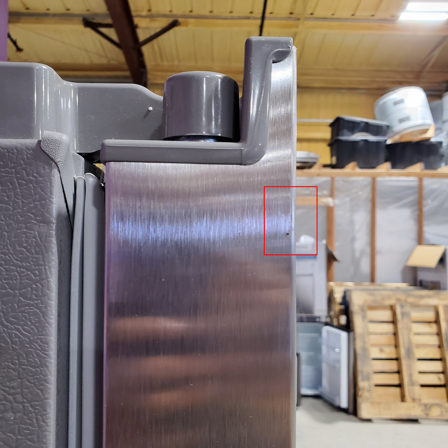 Frigidaire 33" Wide 22.3 cu. ft. ENERGY STAR Side by Side Refrigerator Stainless Steel with Exterior Water and Ice Dispenser 3SD1086 - FRSS2323AS - Scratch & Dent (Minor)