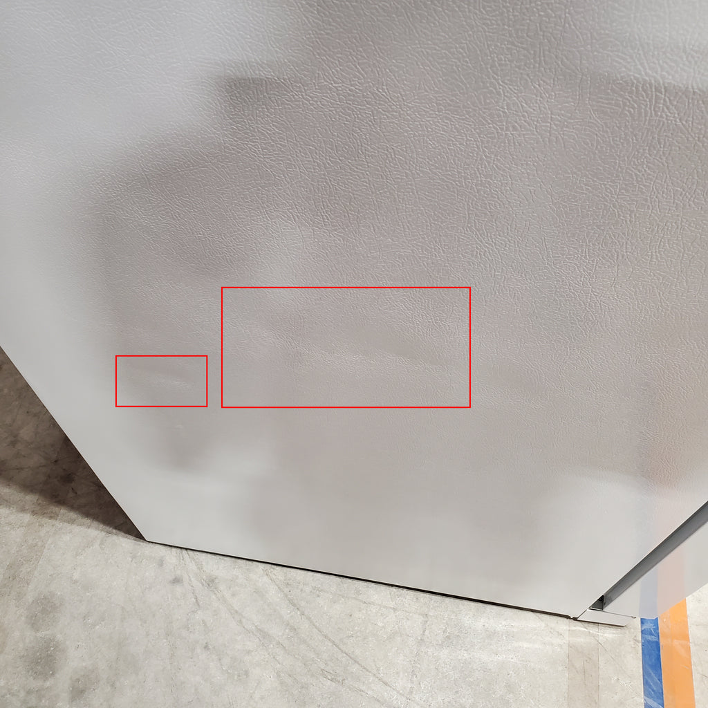 Frigidaire 25.6 cu. ft. Side by Side Refrigerator in White with Exterior Ice and Water Dispenser 26SD009 - FRSS2623AW - Scratch & Dent (Minor)