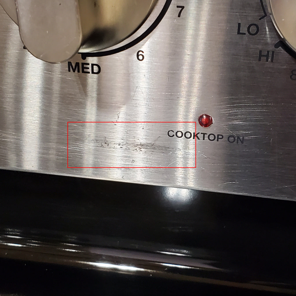 Samsung 30-in Glass Top 5 Elements 5.9-cu ft Self-Cleaning Convection Oven Freestanding Electric Range in Stainless Steel 1CR02115 - NE597R0ABSR - Certified Refurbished