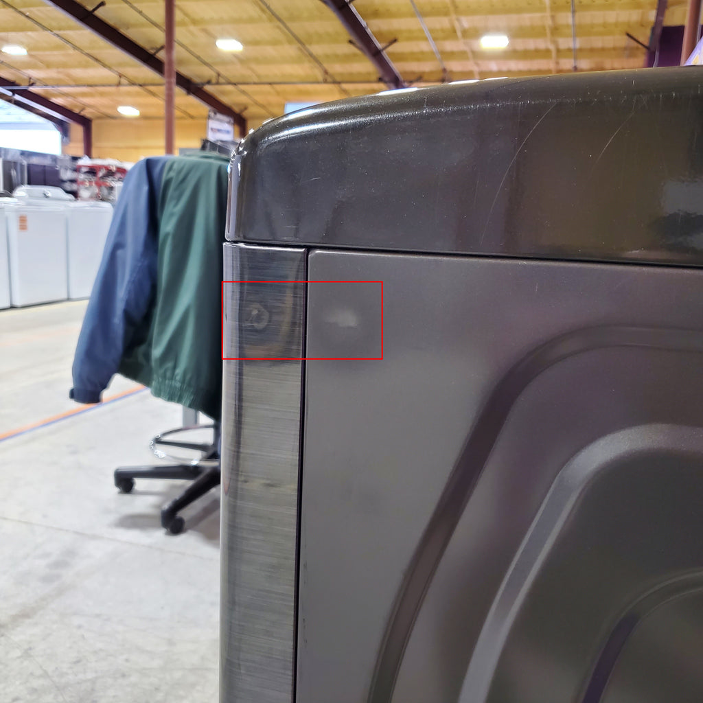 Samsung 7.4 cu. ft. Smart Electric Dryer with Sensor Dry in Brushed Black 24SD03 - DVE47CG3500V - Scratch & Dent (Minor)