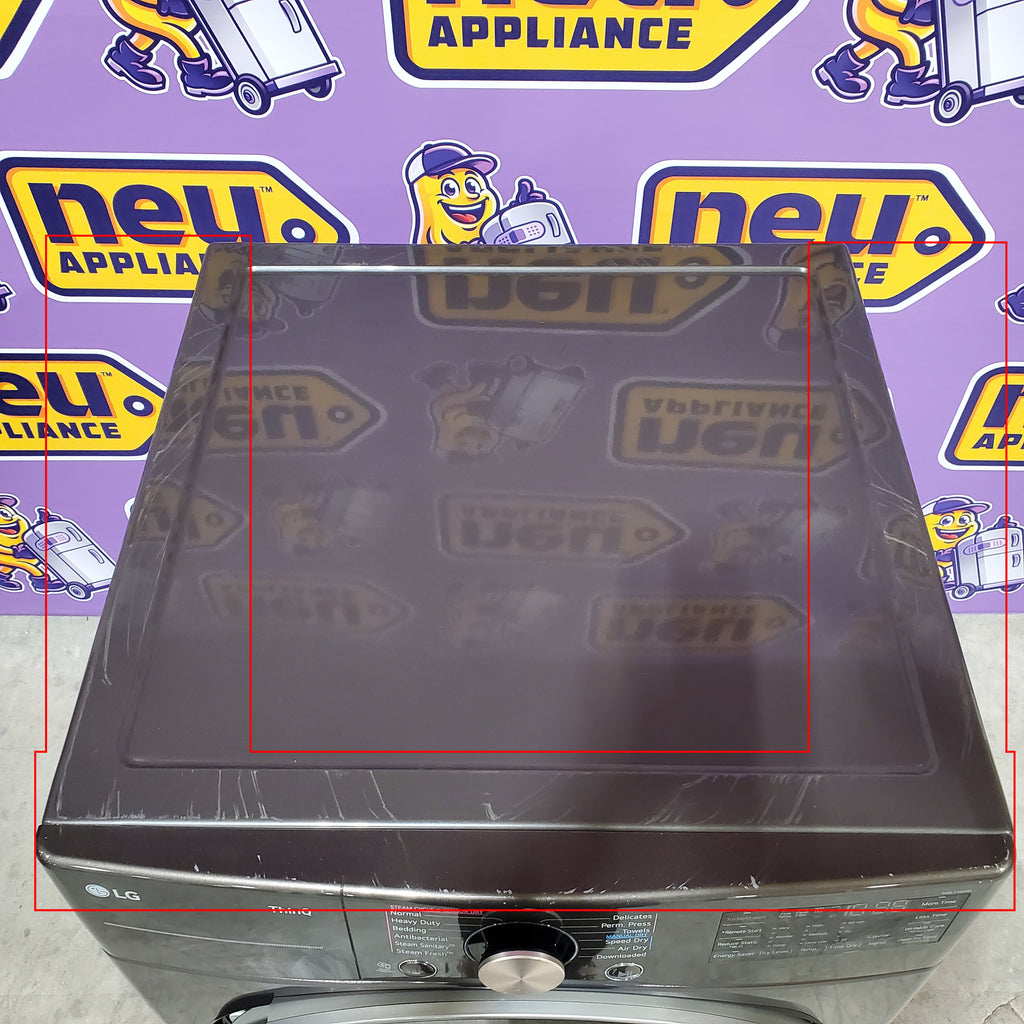 Pictures of LG Black Steel Smart Wi-Fi Enabled Front Load Electric 7.4 Cu. Ft. Dryer with TurboSteam and Built-In Intelligence 3SD879 - DLEX4000B - Scratch & Dent (Moderate) - Neu Appliance Outlet - Discount Appliance Outlet in Austin, Tx