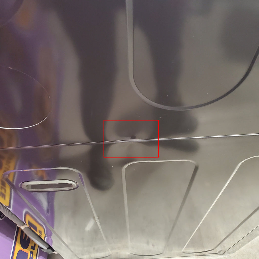 LG Single Unit Front Load WashTower™ with Center Control® 5.0 cu.ft. Washer and 7.4 cu.ft. Electric Dryer in Black Steel 5SD274 - WKEX300HBA - Scratch & Dent (Minor)