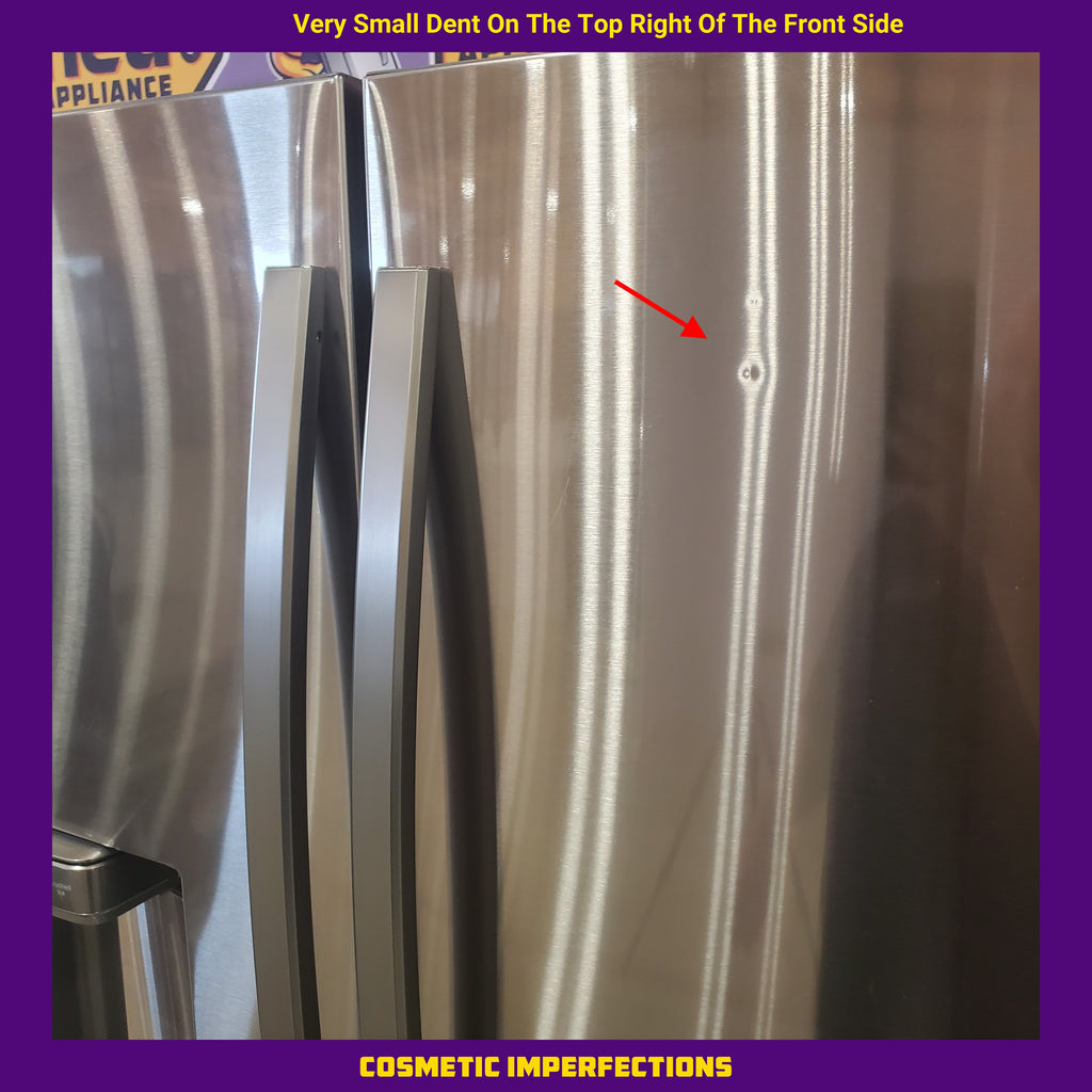 Pictures of Fingerprint-Resistant Stainless Steel ENERGY STAR Samsung 28 cu. ft. 4 Door French Door Refrigerator with FlexZone Drawer RF28R7201SR - Scratch & Dent - Minor - Neu Appliance Outlet - Discount Appliance Outlet in Austin, Tx