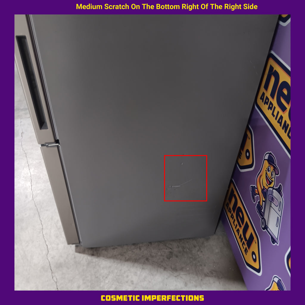 Pictures of Vissani 18.7 cu. ft. Bottom Freezer Refrigerator in Stainless Steel 25136CR631 - MDBF18SS - Scratch & Dent (Moderate) - Neu Appliance Outlet - Discount Appliance Outlet in Austin, Tx
