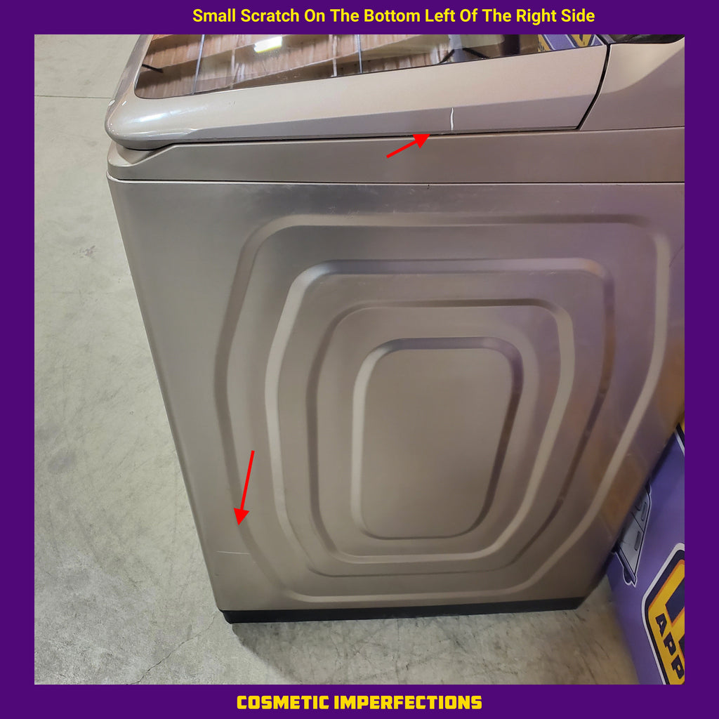 Pictures of Samsung 5.0 cu. ft. High Efficiency Top Load Washer with Active WaterJet in Champagne 1CR04086 - WA50T5300AC - Certified Refurbished - Neu Appliance Outlet - Discount Appliance Outlet in Austin, Tx