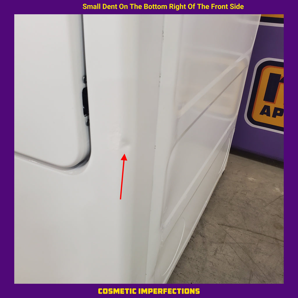 Pictures of GE White Electric 7.2 Cu. Ft. Dryer with Aluminized Alloy Drum GTD42EASJWW - Scratch and Dent (Minor) - Neu Appliance Outlet - Discount Appliance Outlet in Austin, Tx