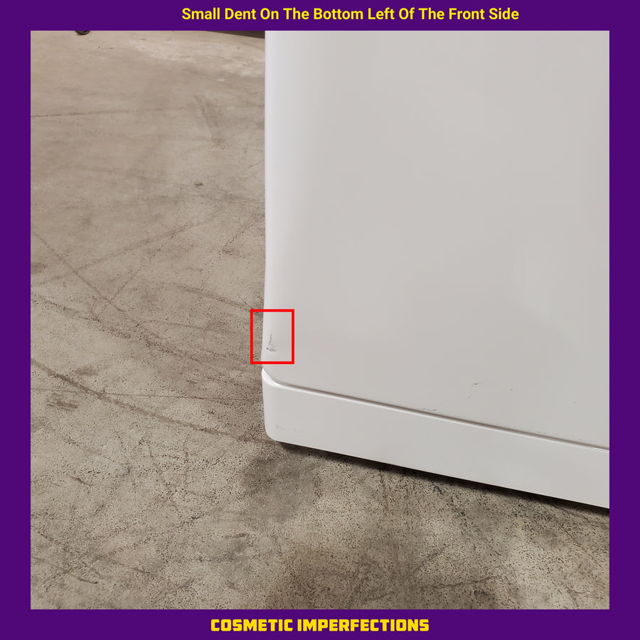 Whirlpool High Efficiency Agitator Large Top-Load Washer in White WTW5105HW - Scratch & Dent (Minor) and Whirlpool 7.4 cu. ft. Electric Dryer with Hamper Door WED8127LW - Scratch & Dent (Minor)