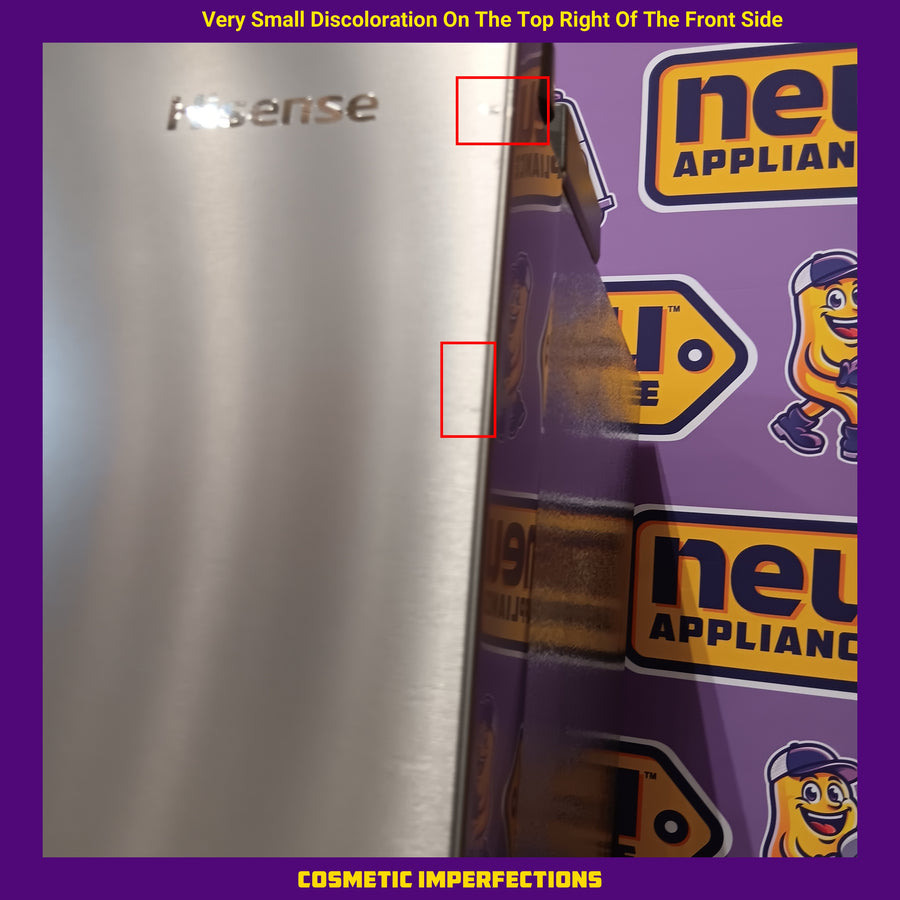 Hisense PureFlat 25.6-cu ft 4-Door Smart French Door ENERGY STAR Refrigerator in Stainless Steel with Ice Maker, Water and Ice Dispenser 22231SD314 - HRM260N6TSE - Scratch & Dent (Moderate)
