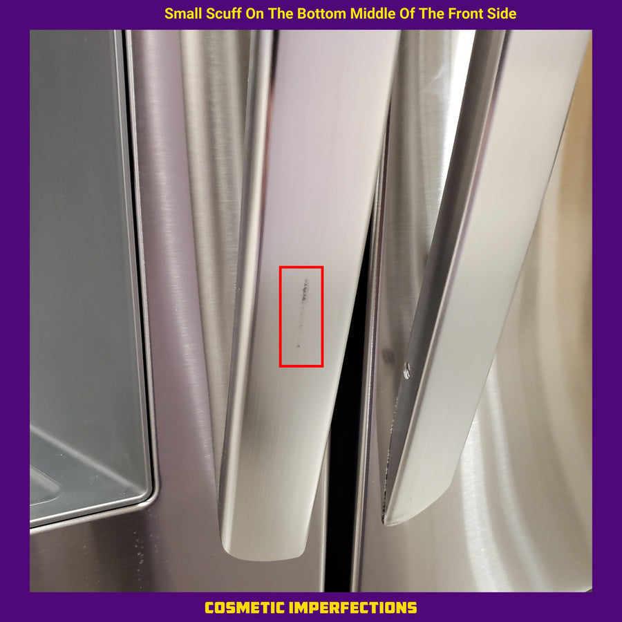 LG 27.8-cu ft 4-Door French Door Refrigerator with Dual Ice Maker in Fingerprint Resistant Steel 22132SD154 - LRMXS2806S - Scratch & Dent (Minor)