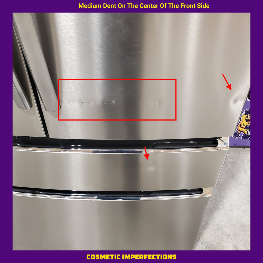 Frigidaire Gallery 22 Cu. Ft. 4-Door Counter-depth French Door Refrigerator with Ice Maker (Fingerprint Resistant Stainless Steel) ENERGY STAR 3SD1012 - GRMC2273CF - Scratch and Dent (Moderate)