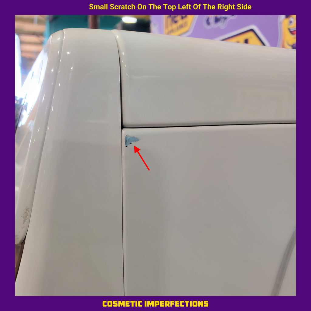 Pictures of Samsung Ivory Smart Gas 7.5 Cu. Ft. Dryer with Steam Sanitize+ and Sensor Dry DVG50BG8300E - Scratch and Dent (Minor) - Neu Appliance Outlet - Discount Appliance Outlet in Austin, Tx