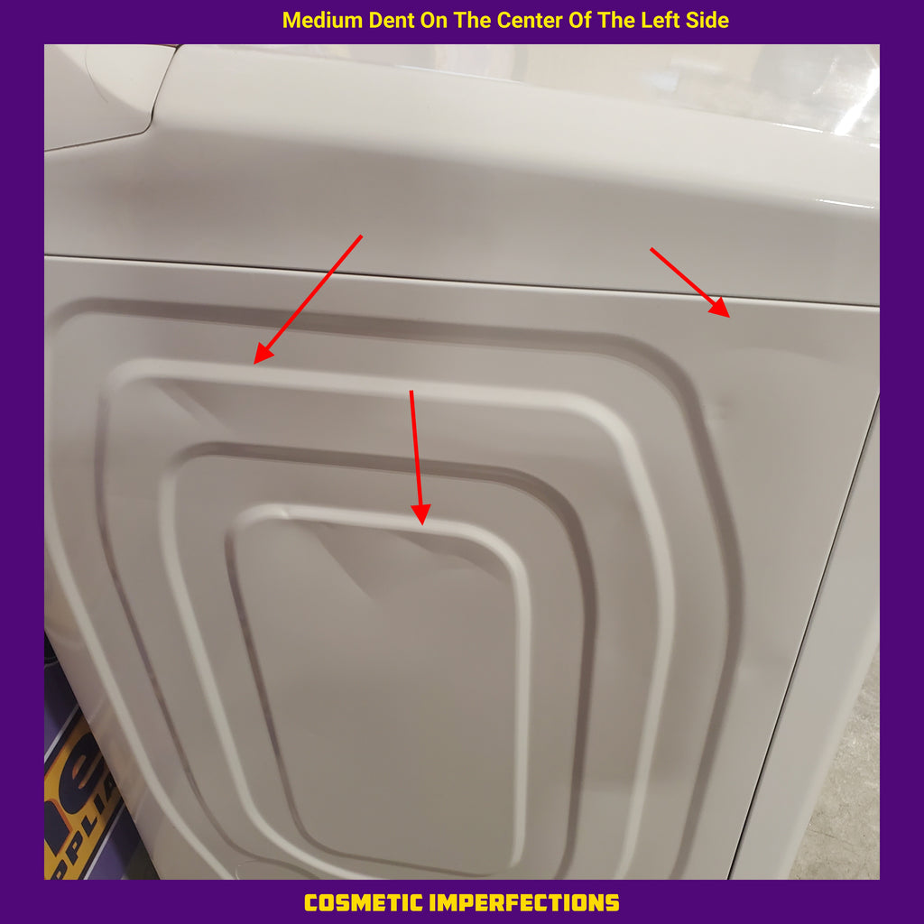 Pictures of Samsung Smart Electric 7.4 Cu. Ft. Dryer with Steam Sanitize in White 1CR04033 - DVE55CG7500E - Certified Refurbished - Neu Appliance Outlet - Discount Appliance Outlet in Austin, Tx