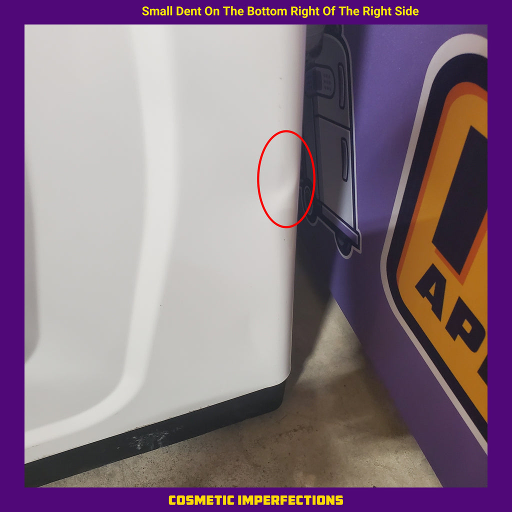 Pictures of Samsung White Top Load 5.0 Cu. Ft. Washer with Active Water Jet WA50R5200AW - Certified Refurbished and Samsung White Electric 7.4 Cu. Ft. Dryer with Sensor Dry DVE50R5200W - Scratch and Dent (Minor) - Neu Appliance Outlet - Discount Appliance Outlet in Austin, Tx