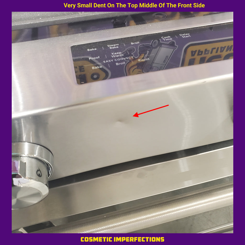 Pictures of KitchenAid Stainless Steel 30 In. 5 Burner Slide In Convection Gas Range with Steam Rack and Even Heat True Convection KSGG700ESS - Scratch and Dent (Minor) - Neu Appliance Outlet - Discount Appliance Outlet in Austin, Tx