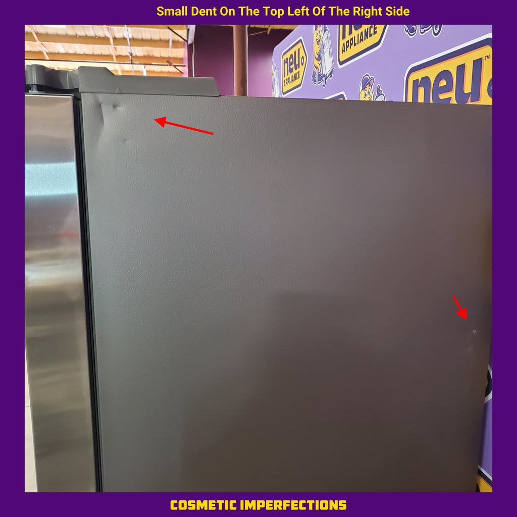 Samsung 27.4-cu ft Side-by-Side Refrigerator with Ice Maker in Fingerprint Resistant Stainless Steel 5SD266 - RS27T5200SR - Scratch & Dent (Minor)