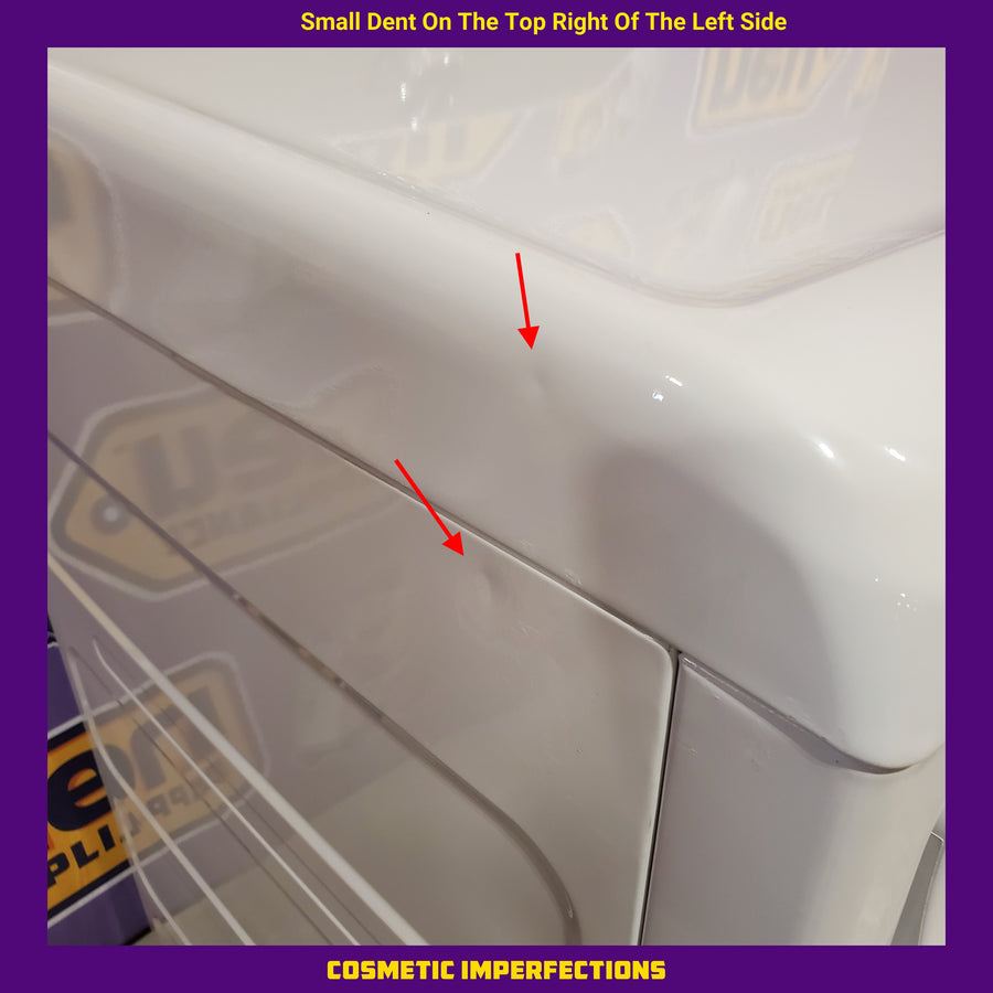 GE Profile™ ENERGY STAR® 5.0 cu. ft. Capacity Washer with Smarter Wash Technology PTW600BSRWS - New in Box and GE Profile™ ENERGY STAR® 7.4 cu. ft. Capacity Electric Dryer with Sanitize Cycle 16229 - PTD60EBSRWS - Scratch & Dent (Moderate)