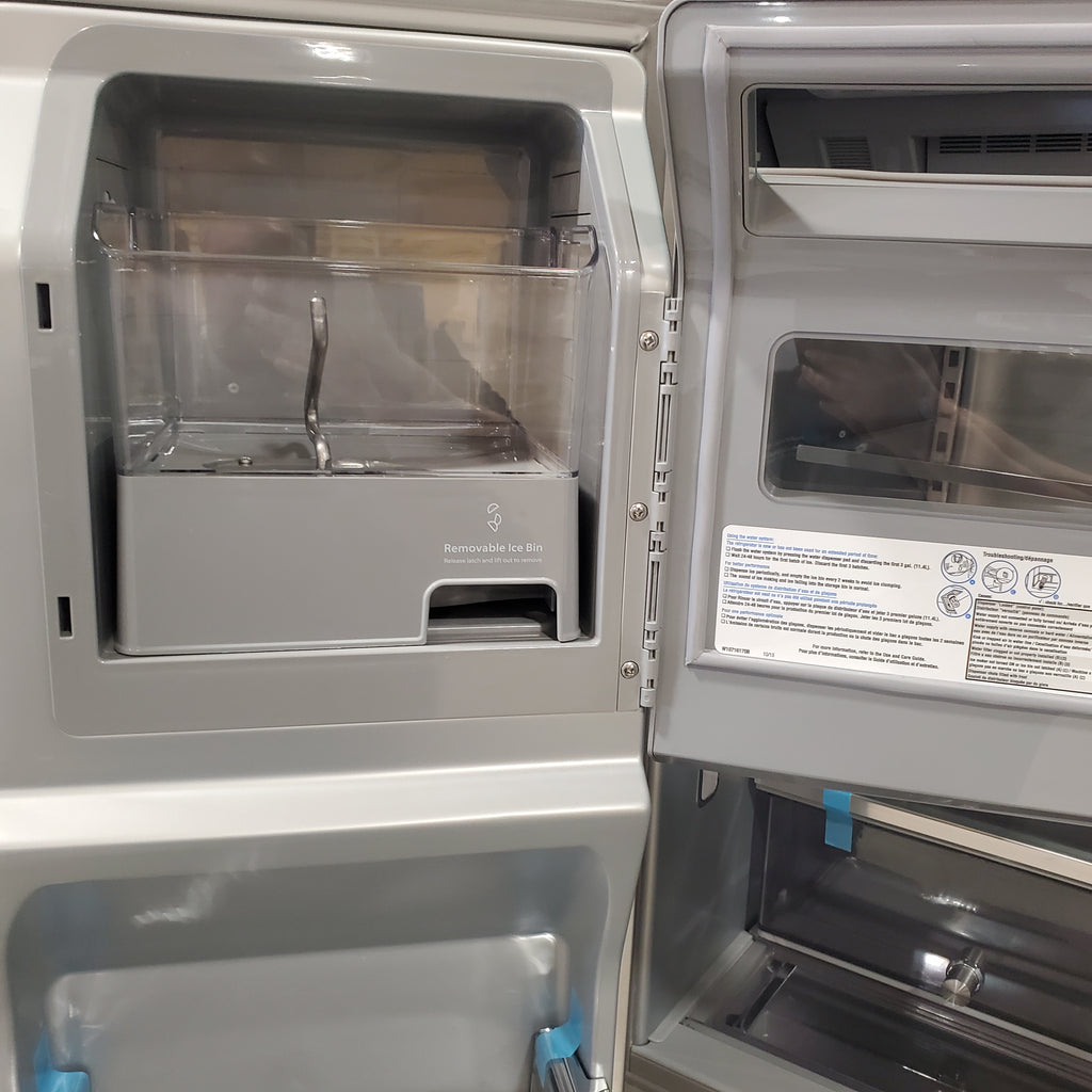 Stainless Steel KitchenAid 25.8 cu. ft. 5 Door Refrigerator with External Ice and Water Dispenser - Open Box