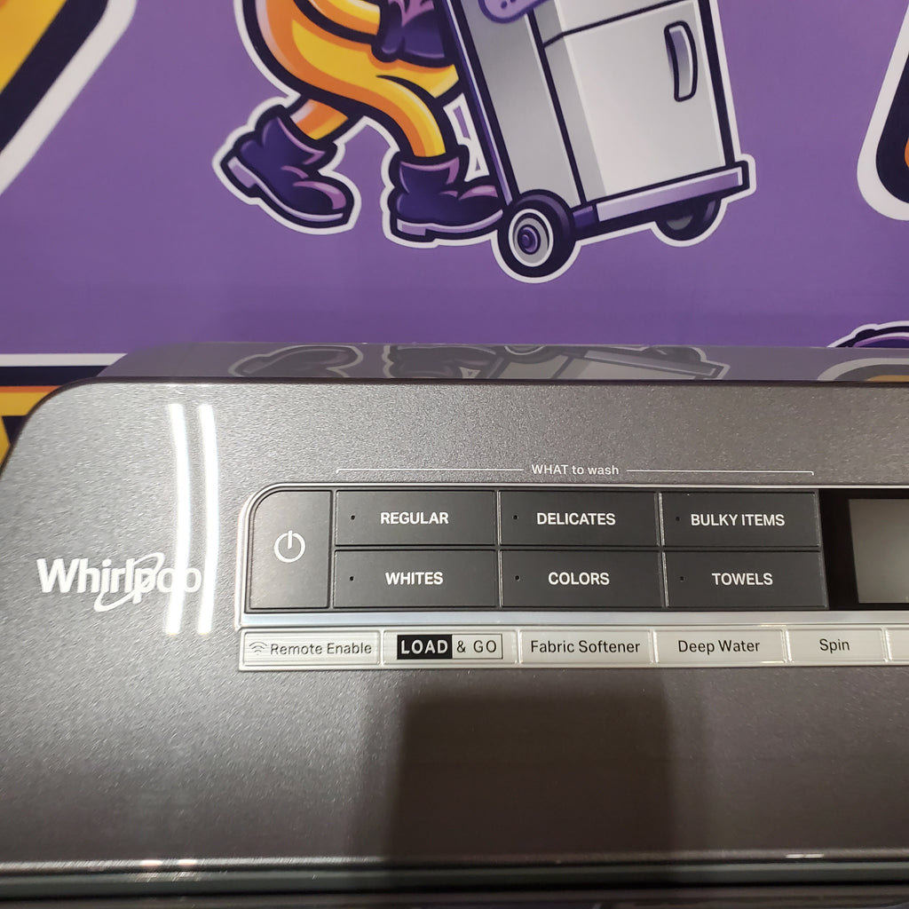 Pictures of Whirlpool Chrome Shadow 5.2 - 5.3 cu. ft. ENERGY STAR Top Load Washer with 2 in 1 Removable Agitator and Load & Go™ Dispenser 6SD116 - WTW8127LC - Scratch & Dent (Minor) - Neu Appliance Outlet - Discount Appliance Outlet in Austin, Tx