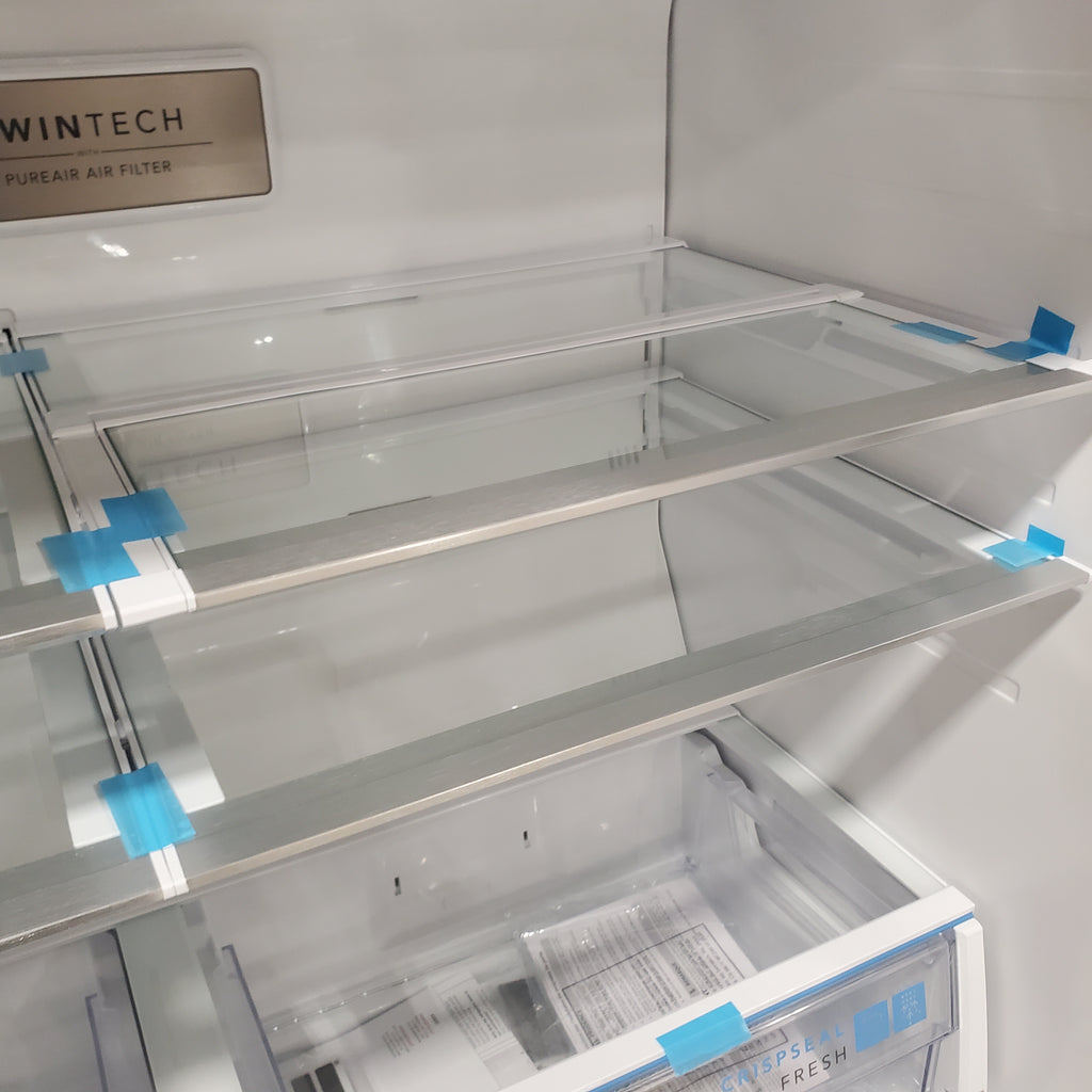 Pictures of Frigidaire Gallery 22 Cu. Ft. 4-Door Counter-depth French Door Refrigerator with Ice Maker (Fingerprint Resistant Stainless Steel) ENERGY STAR 20SD142 - GRMC2273CF - Scratch & Dent (Moderate) - Neu Appliance Outlet - Discount Appliance Outlet in Austin, Tx