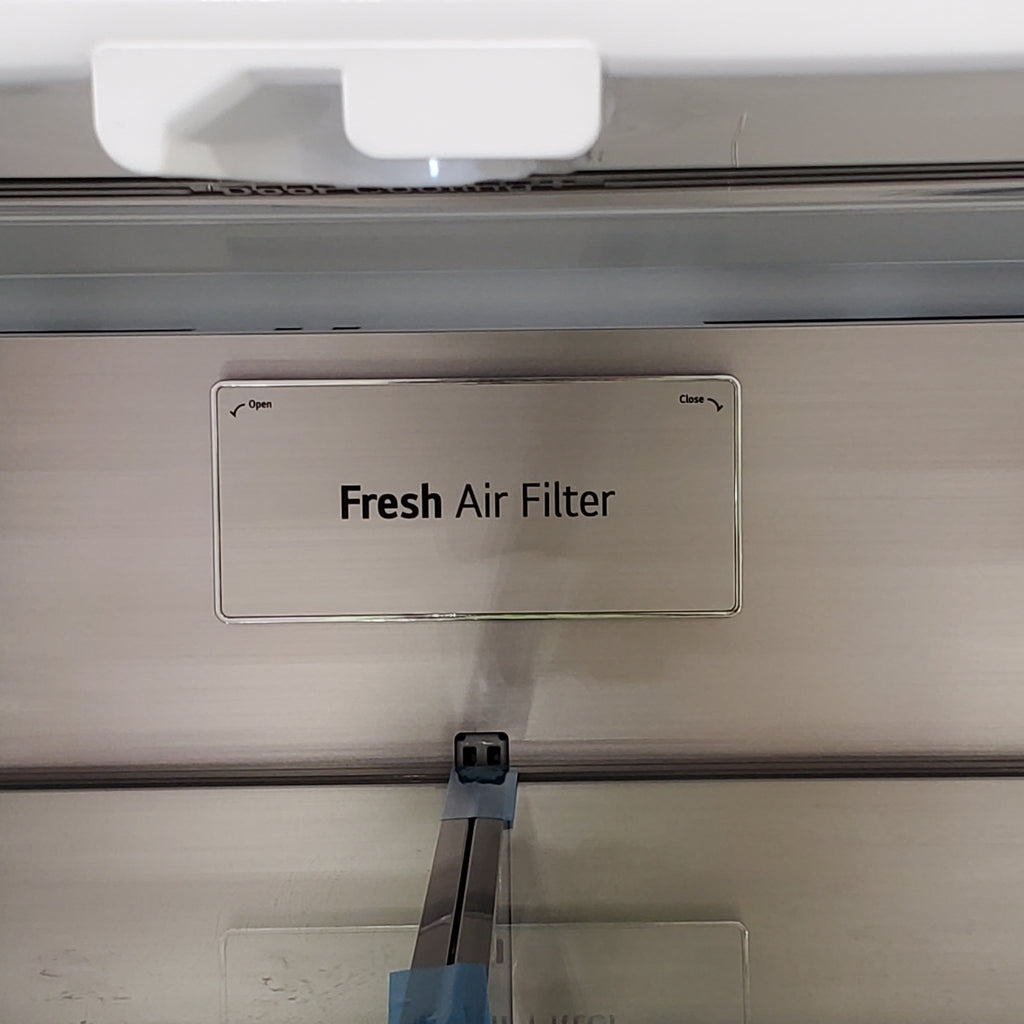 Pictures of LG 26 cu. ft. Counter-Depth French Door Refrigerator in Stainless Steel with Mirror InstaView™ LRYKC2606S - Open Box - Neu Appliance Outlet - Discount Appliance Outlet in Austin, Tx
