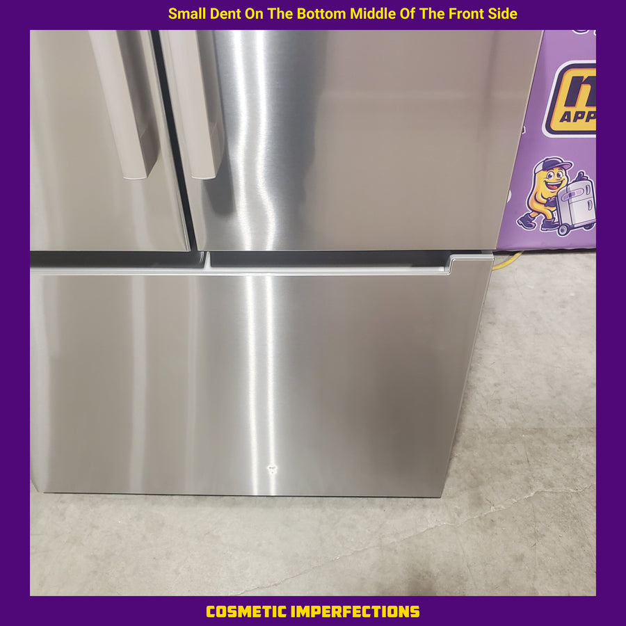 Bosch Fastest Ice Maker Standard-Depth 300 Series 26-cu ft 36-in Wide with Ice Maker ENERGY STAR Certified in Stainless Steel 22142801 - B36D31ENS - Scratch & Dent (Moderate)