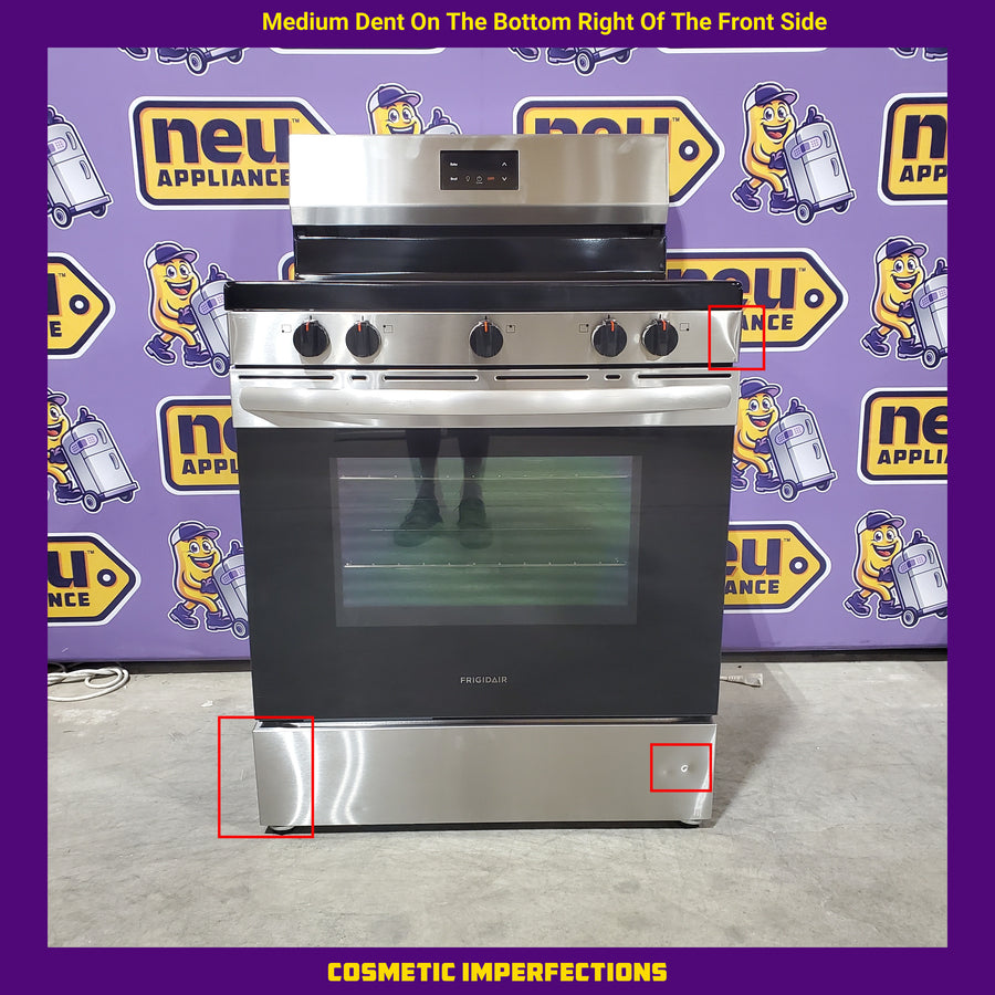 Frigidaire 30" 5 Burner Element Electric Range FCRE3052BS - Scratch & Dent (Minor)