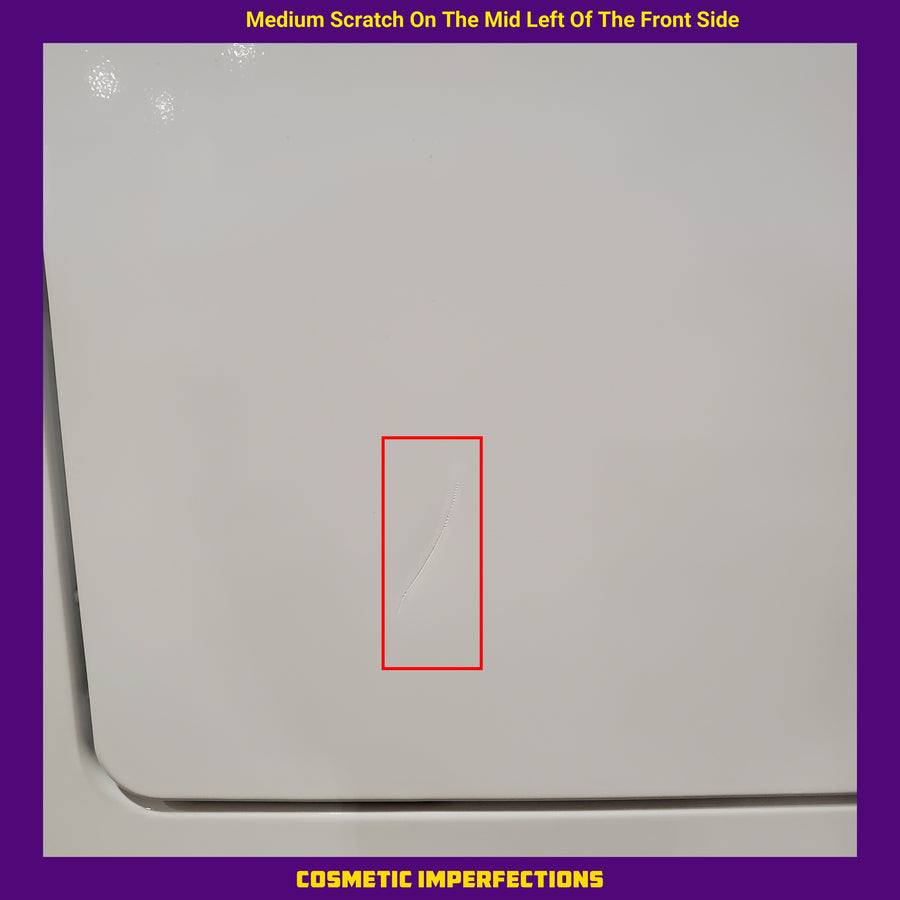 GE White Electric Aluminized Alloy Drum 7.2 Cu. Ft. Dryer with Sensor Dry and Extended Tumble GTD45EASJWS - Scratch & Dent (Moderate)