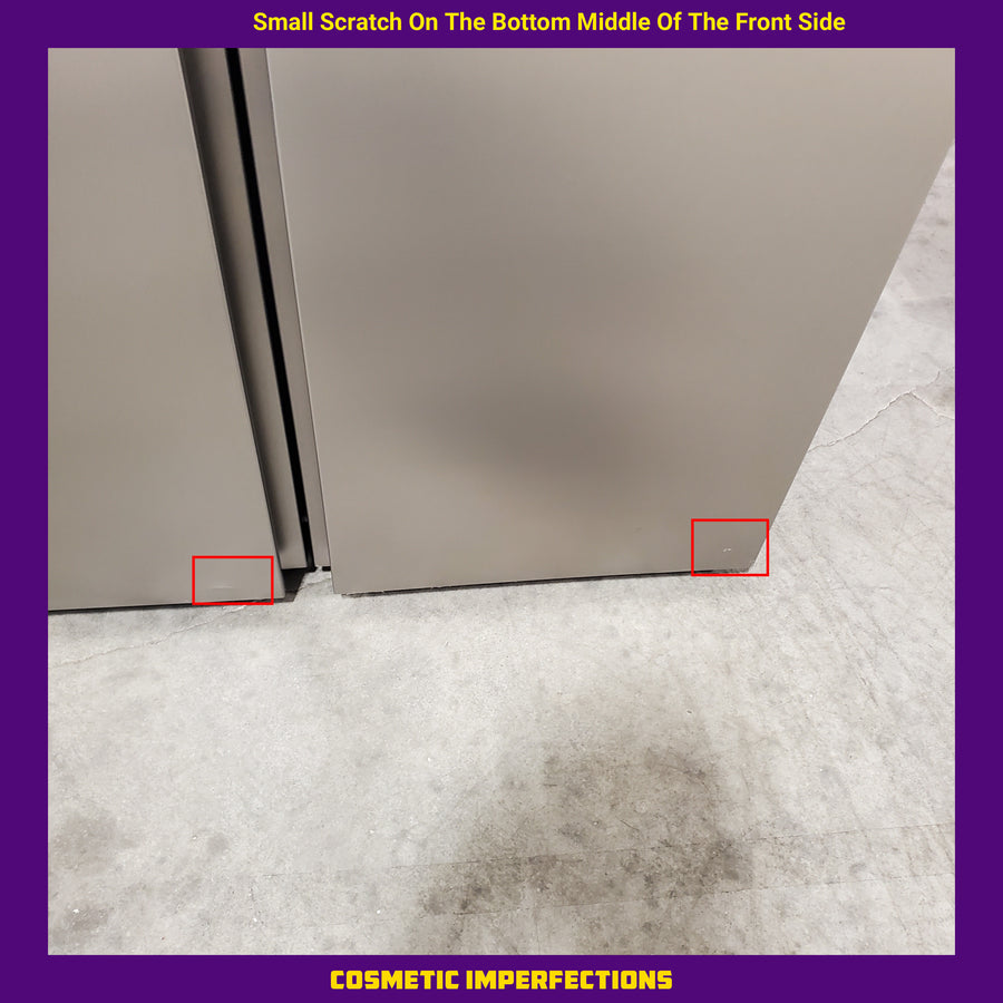 Hisense 29.1 cu. ft. Standard Depth Side by Side Refrigerator Stainless Steel 22142804 - HRS290P5FSE - Scratch & Dent (Moderate)