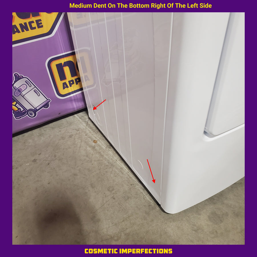 Frigidaire 7 Cu. Ft. Electric Dryer in White FLVE7523BW - Scratch & Dent (Moderate)