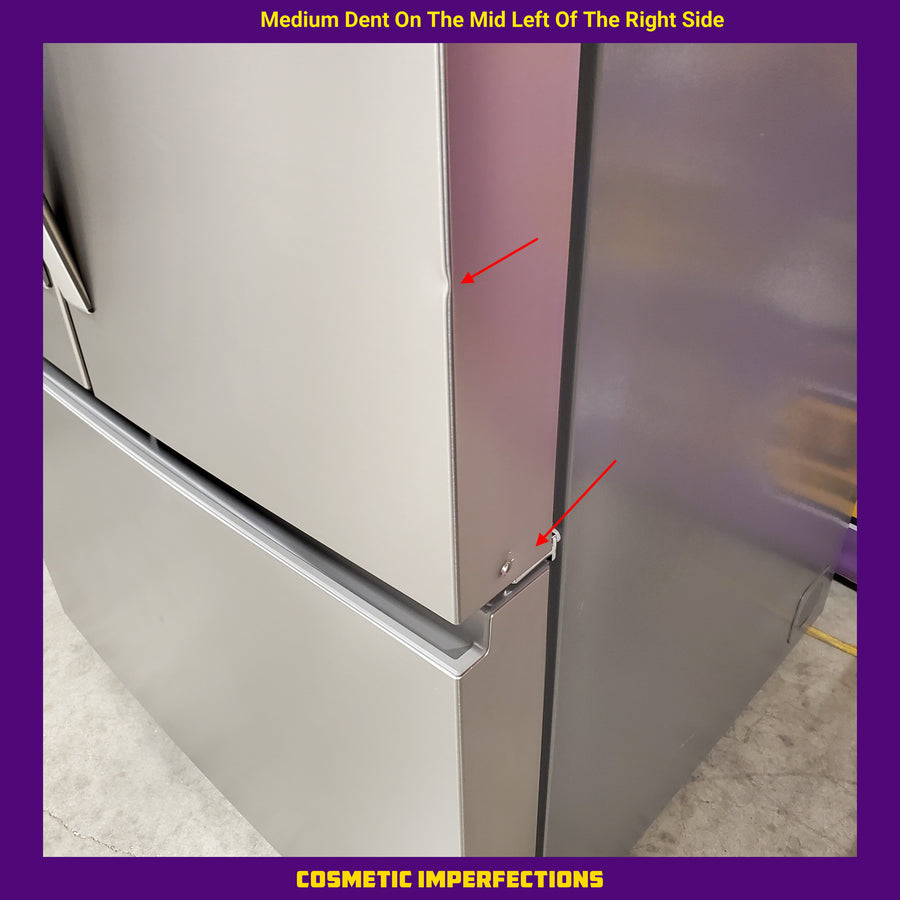 Whirlpool French Door 31 Cu. Ft. Refrigerator with Total Coverage Cooling in Fingerprint Resistant Stainless Steel WRFF3136SZ - Scratch & Dent (Moderate)