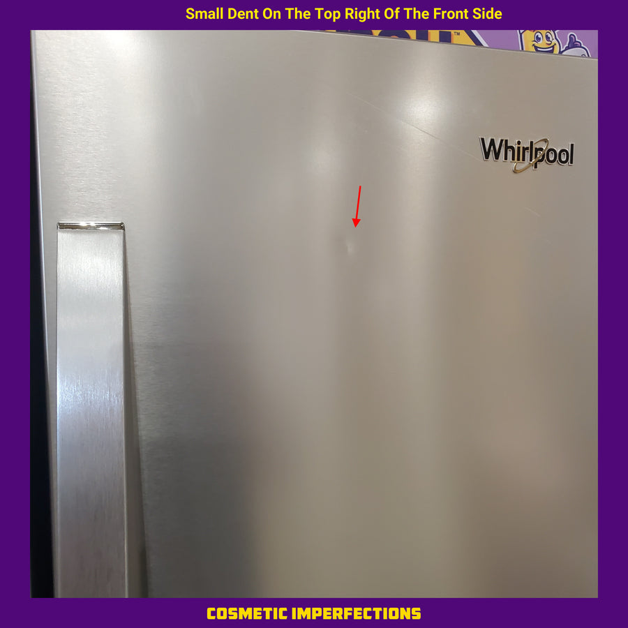 Whirlpool French Door 30 cu ft Refrigerator in Fingerprint Resistant Stainless Finish with In-Door Water and Ice Maker - 30 cu. ft. WRFF3536SZ - Scratch & Dent (Minor)