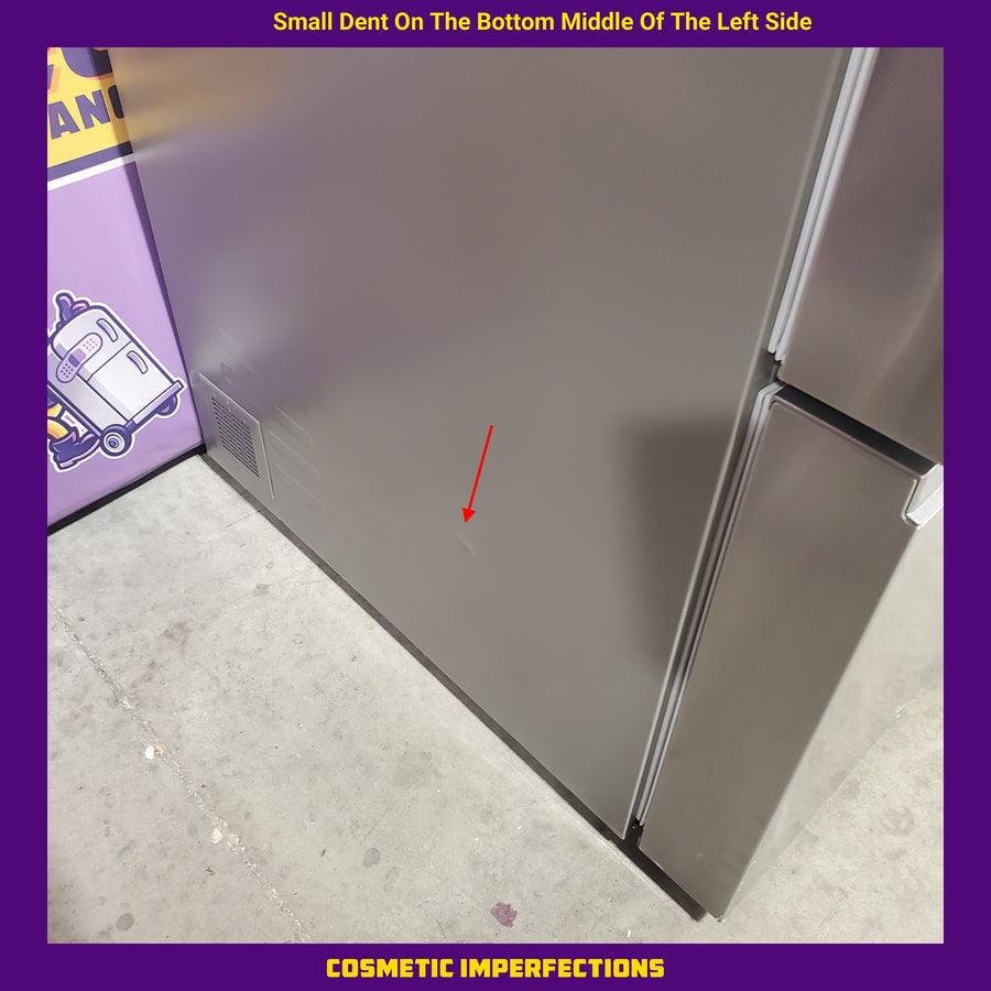 LG 29 cu. ft. Smart Standard-Depth MAX™ 4-Door French Door Refrigerator with Full-Convert Drawer™ in Print Proof Stainless Steel LF29H8330S - Scratch & Dent (Moderate)