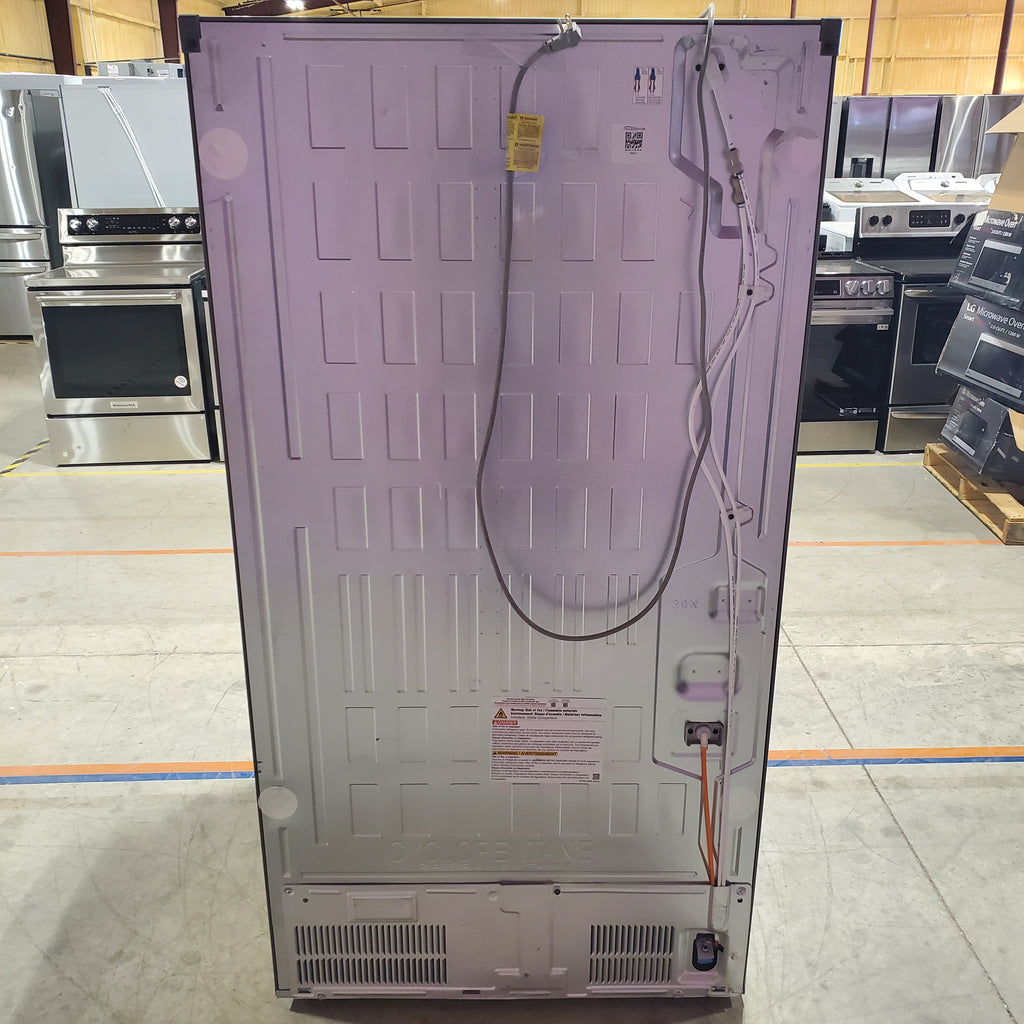 LG 29 cu. ft. Smart Standard-Depth MAX™ 4-Door French Door Refrigerator with Full-Convert Drawer™ in Print Proof Stainless Steel 5SD271 - LF29H8330S - Scratch & Dent (Moderate)