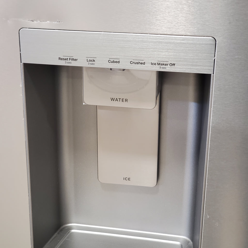 Whirlpool French Door Refrigerator in Fingerprint Resistant Stainless Finish with In-Door Water and Ice Maker - 30 cu. ft. 24SD50 - WRFF3536SZ - Scratch & Dent (Minor)